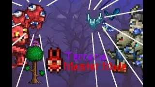 Terraria 1.4(Journey's End) - Master Mode(#2): Bloody Nights and Bats...