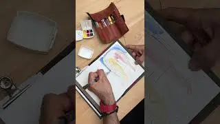[tutorial] How Gabriel draws with his chunky leather journal? 🌟