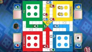 Ludo game in 4 players | Ludo king 4 players | Ludo gameplay 411