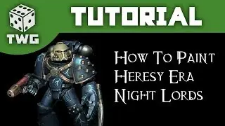 Games Workshop Tutorial: How To Paint Horus Heresy Era Night Lords