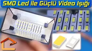 Yüksek Güçlü Titreşimsiz Şiddeti Ayarlanabilir Stüdyo Işığı Tasarlıyoruz (SMD LED Lehimleme)