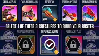 POWERFUL PTEROSAUR TOUR! UNLOCKED DUNKLEOSTEUS | JURASSIC WORLD THE GAME