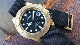 Completed Heimdallr Bronze Submariner Watch Build