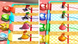 Mario Party The Top 100 - All Mario Party 4 Minigames vs Original (Comparison)