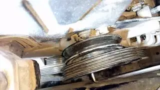 Как одеть несколько шкивов на вал помпы. замена ремня генератора hyundai accent