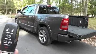 2019 Ram 1500 has a power opening tailgate