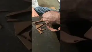 leather shoes 👞 making | DIY crafts #handmadeshoes #leathercraft leat