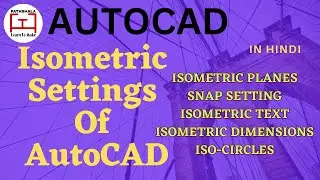 Isometric Settings In AutoCAD||Isometric Drawing for Beginners||AutoCAD||#Engg.pathshala