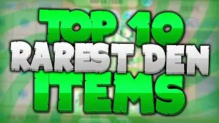 Top 10 Rarest Den Items in Animal Jam Classic - In Depth (2021)