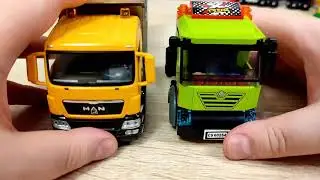 Обзор самоделки из ЛЕГО: Седельный тягач MAN TGX