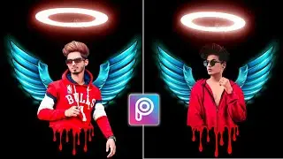 Creative PicsArt Photos Editing | Dripping × Wings Effects | 2020 Trending Tutorial | RTWORLD