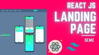 Build and Deploy Next JS Tailwindcss React Website | Landing Page