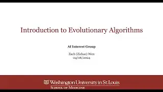 Introduction to Evolutionary Algorithms