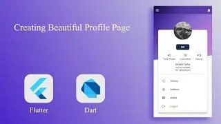 Flutter Tutorial: Profile Screen | Dart |Animation | Tutorial 5 | Speed Code