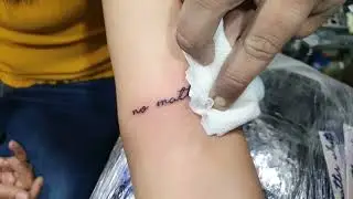 words tattoo on hand in dehradun(Jas_tattoo_studio) #creatingforindia #tattoo #jas_tattoo_studio