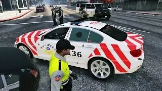 GTA 5 LSPDFR 警察模組 080 特種維安 南韓總理