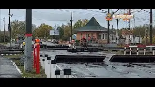 Транспортный коллапс на переезде 133 км в д. Новосидориха