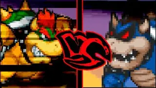 Bowser VS Dark Bowser Sprite Animation (Recreation)