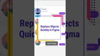 Figma Trick : How to Replace Objects Quickly with Paste to replace Feature #shorts