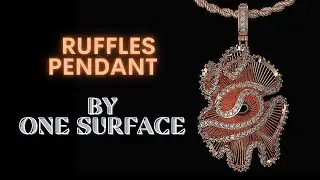 Ruffles pendant by one surface
