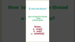 Java Thread Lock Question 
