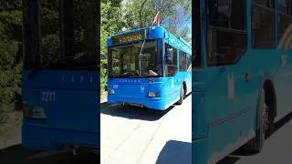 Троллейбус Тролза-5275.06 "Оптима", маршрут №5 Ул.Загороднева-Ул.Хвесина #shorts #youtubeshorts #fyp