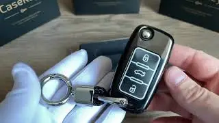 Металлический чехол для ключа Volkswagen, Skoda, Seat, ключ №1, casekey