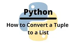 Convert List into a Tuple in Python