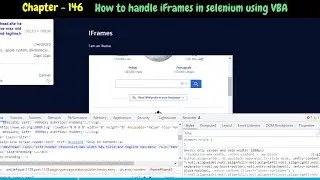 VBA Selenium - How to handle Iframe | Selenium VBA