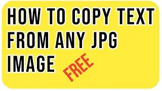 How to Copy Text From Any JPG Image Best Tips for Graphics Designer | image to text converter