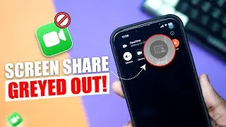 Fix FaceTime Screen Share Greyed Out | Screen Share Not Working