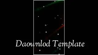 Template video background black screen | Light effect | kinemaster full screen template status