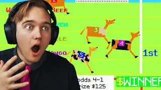THEY'RE RACING A DOG?!?! - Horsey Game