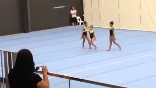 Phae, Anthea and Christina Gymnastics Trial