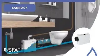 Sanipack Macerator Pump for Discharging Wastewater from Bathrooms!
