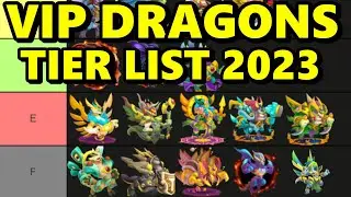 DRAGON CITY VIP DRAGONS TIER LIST 2023!  (Time to Get Triggered)