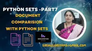 30. How to compare document content with python sets - example