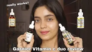 Newly launched Garnier Vitamin C Overnight Serum review😍 | honest review