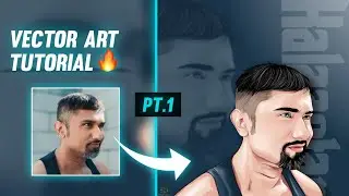 Honey Singh Vector Art Tutorial | Full Tutorial Part-1🔥 | Prince Editz