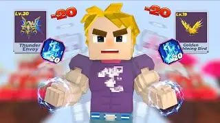 Most Powerful Thunder Combo in Bedwars! | Blockman Go Bedwars