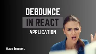 Debounce functionality in react | beginner demonstration | #quicktutorial