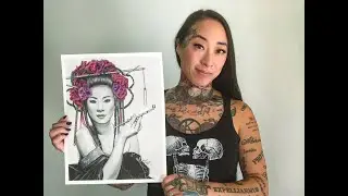 Fever Dream Graphite Portrait Time Lapse