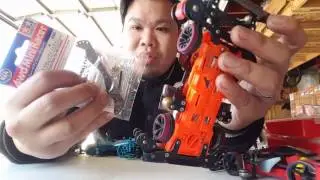 (ミニ四駆)Long tail brake set up