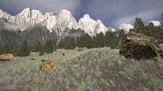 Unreal Engine 5.4 Cinematic - a beautiful Mountain Meadow
