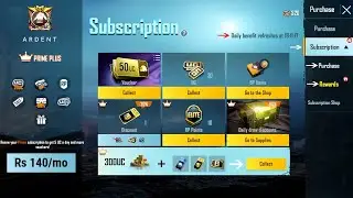 Prime & Prime Plus Subscriptions Benefits Rewards Vouchers & Details Explained PUBG Mobile