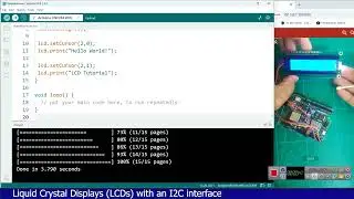 Liquid Crystal Displays LCDs with an I2C interface on Arduino UNO R4 WiFi