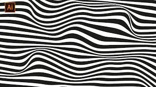 HOW TO MAKE WAVY LINE ART| ADOBE ILLUSTRATOR TUTORIAL| 