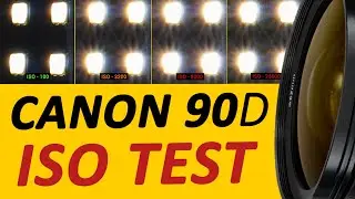 CANON 90D ISO test | comparison