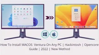 How to Install macOS Ventura On PC/Laptop | macOS Ventura | Hackintosh