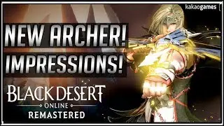 Black Desert Online Male Archer Gameplay Impressions 2019